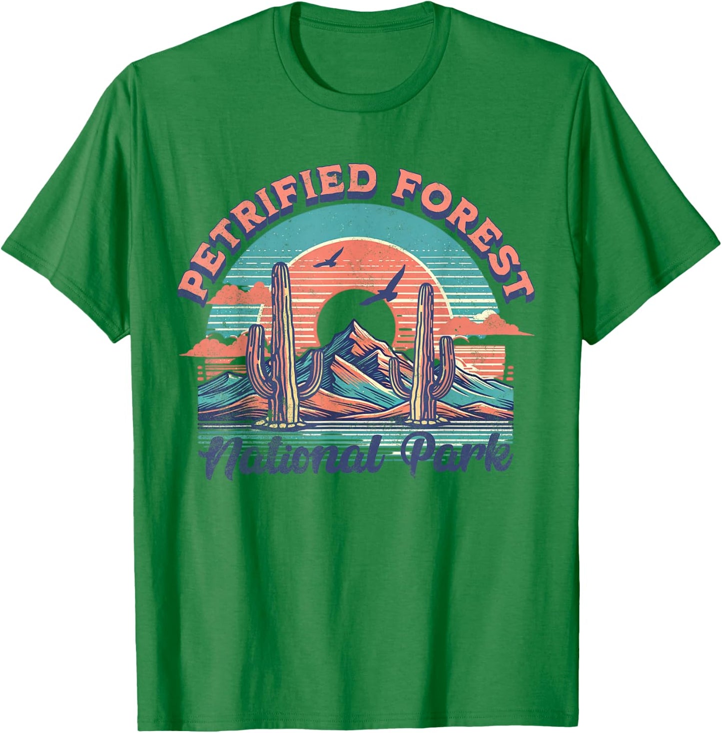 Petrified Forest National Park T-Shirt - T-Shirt | Irish Green
