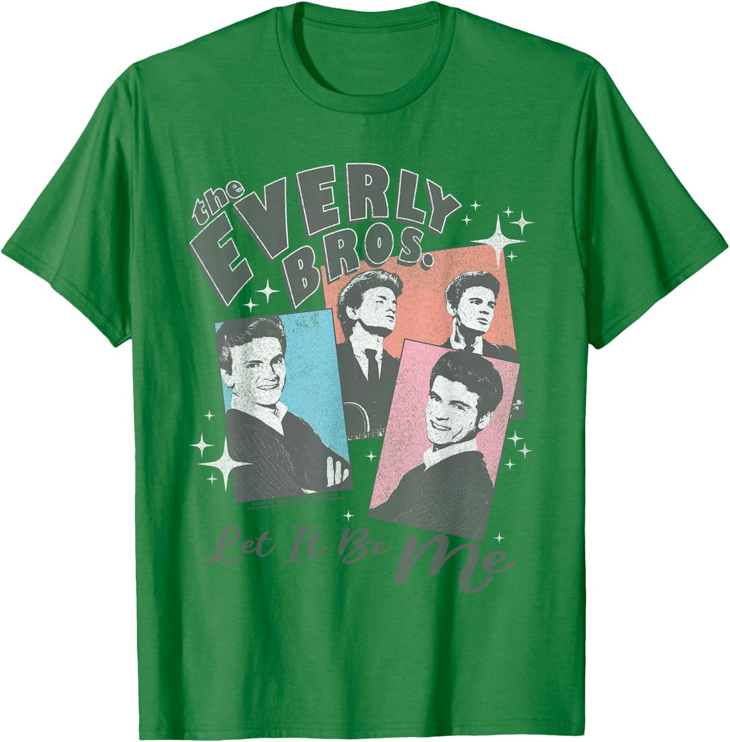 The Everly Brothers Let It Be Me Collage T-Shirt - T-Shirt | Irish Green
