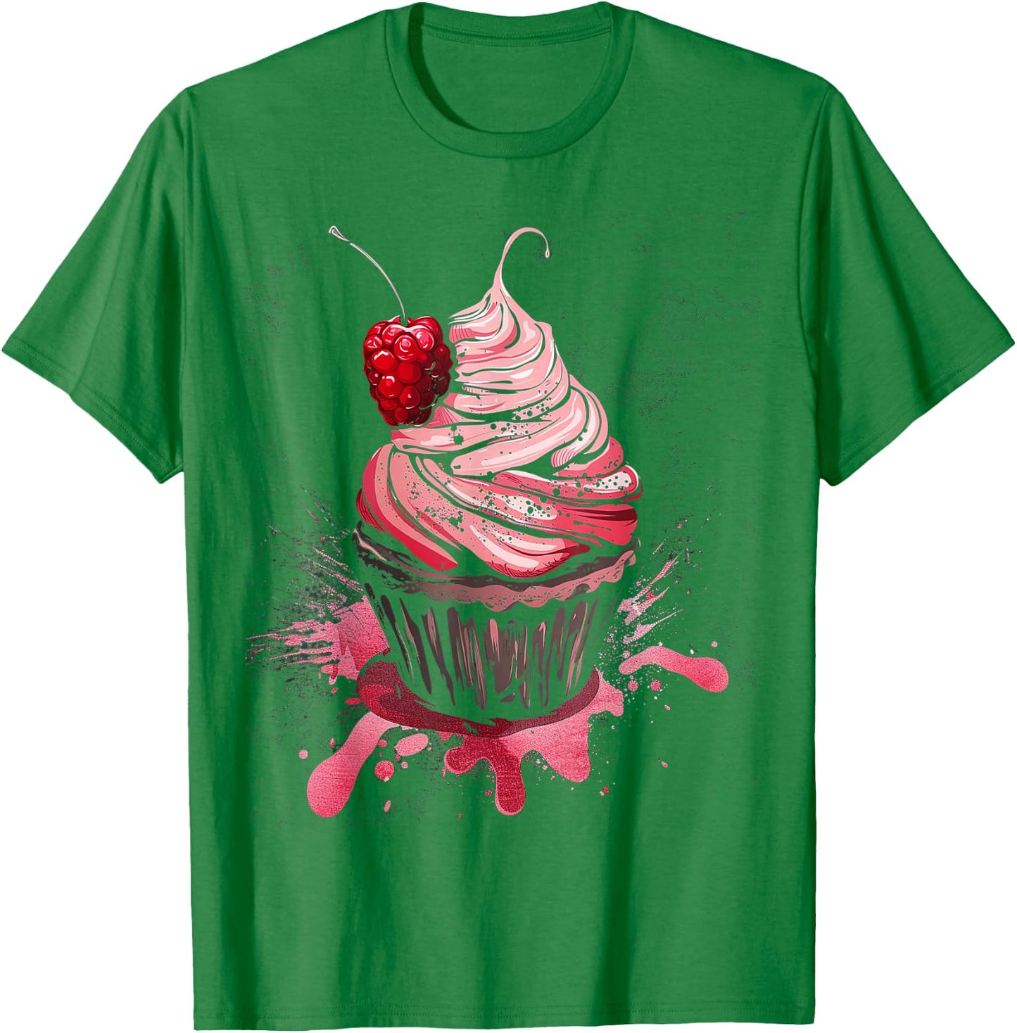 Cupcake Vintage T-Shirt - T-Shirt | Irish Green