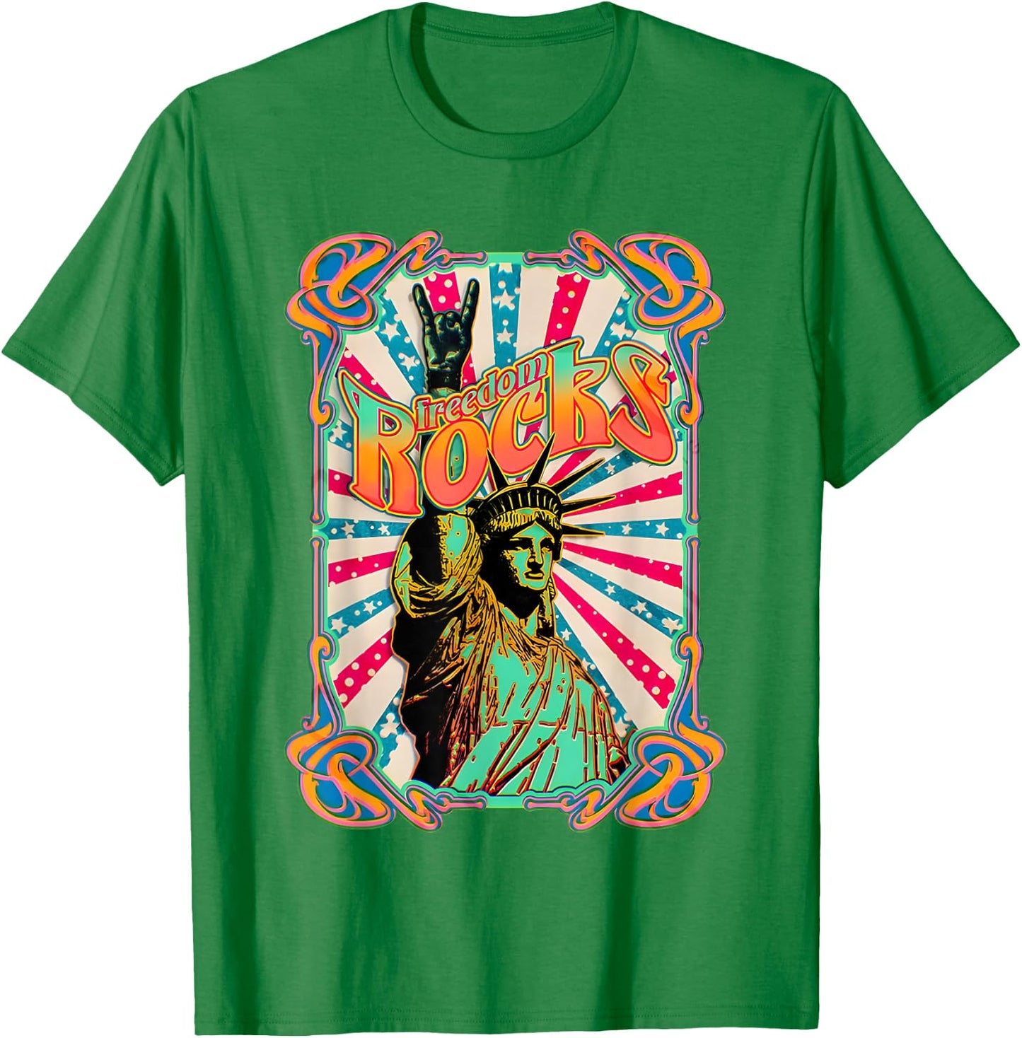 Freedom Rocks T-Shirt - T-Shirt | Irish Green