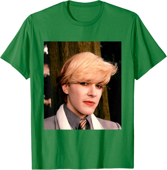 David Sylvian Frontman Of Japan By Virginia Turbett T-Shirt - T-Shirt | Irish Green