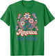 250 Anniversary USA Merchandise Women Patriotic 4th of July T-Shirt - T-Shirt | Irish Green