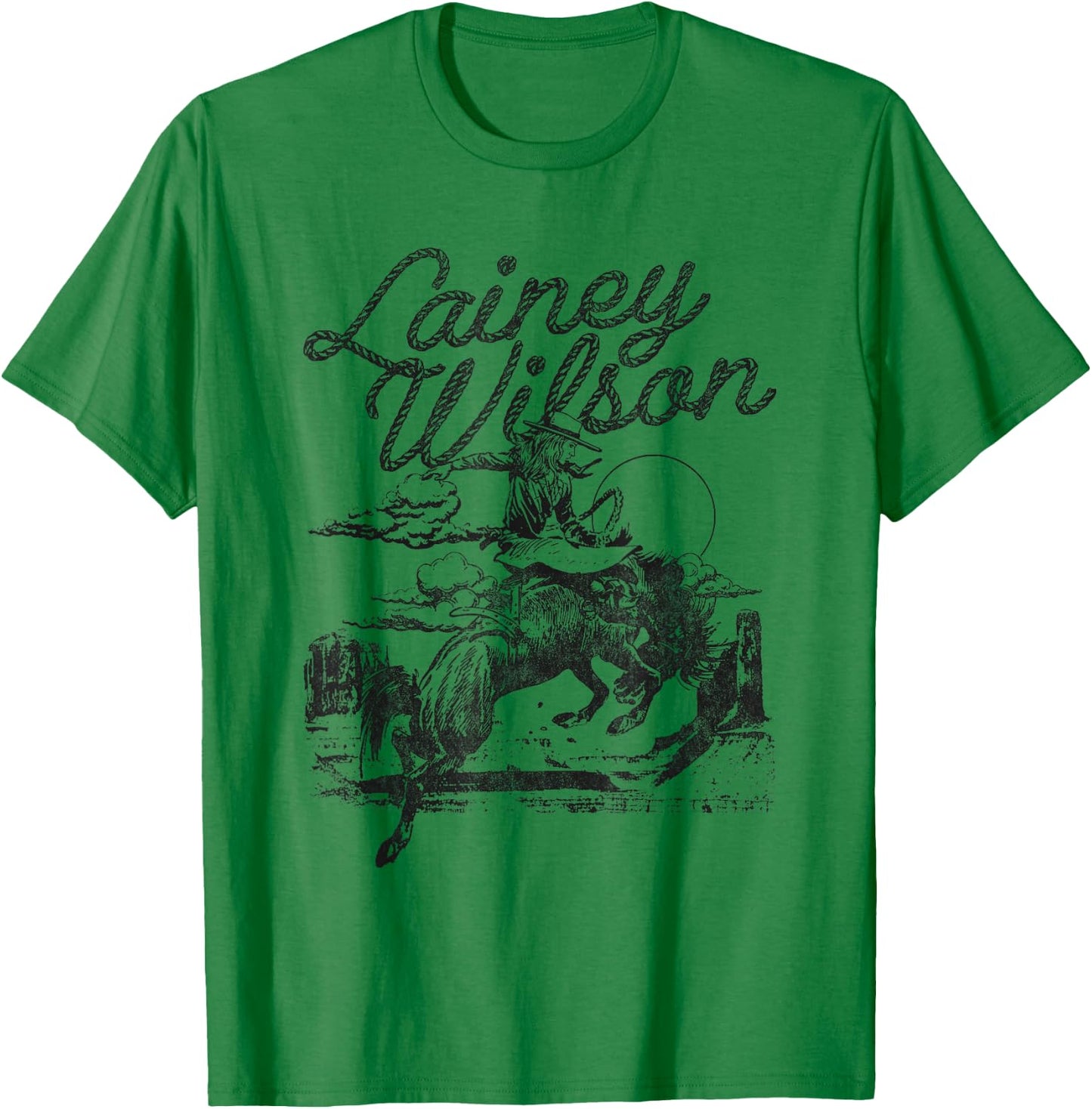 Lainey Wilson - Horse T-Shirt - T-Shirt | Irish Green