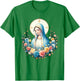 Our Lady of Lourdes Powerful Symbol Saint Mary Mother Mary T-Shirt - T-Shirt | Irish Green