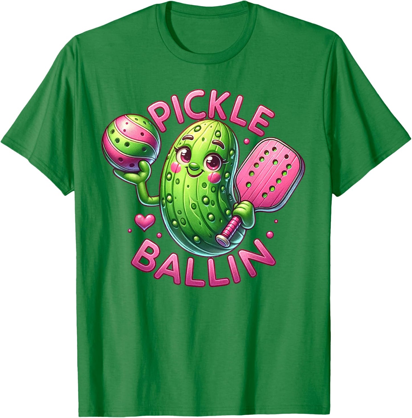Funny Pickleball Dink Player Women or Men's Adult Pun T-Shirt - T-Shirt | Irish Green