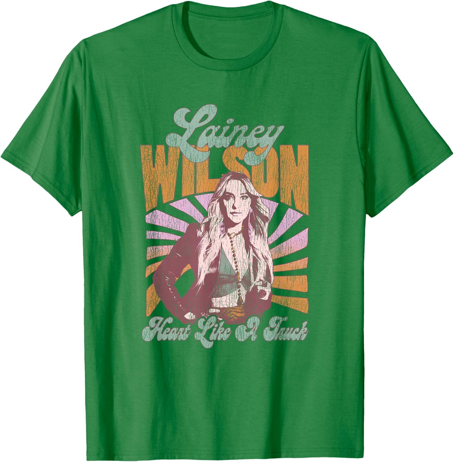 Lainey Wilson - Heart Like A Truck T-Shirt - T-Shirt | Irish Green