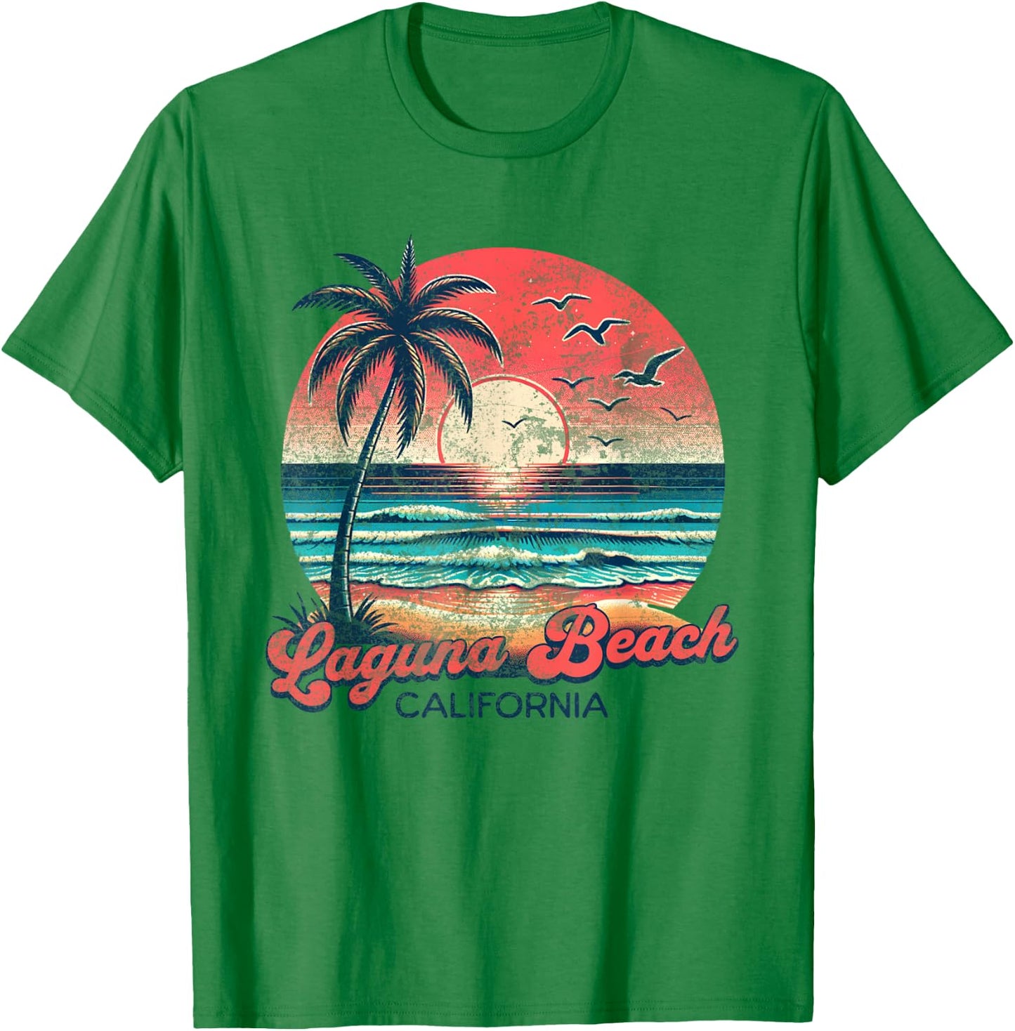 Laguna Beach Women Girls Kids T-Shirt - T-Shirt | Irish Green