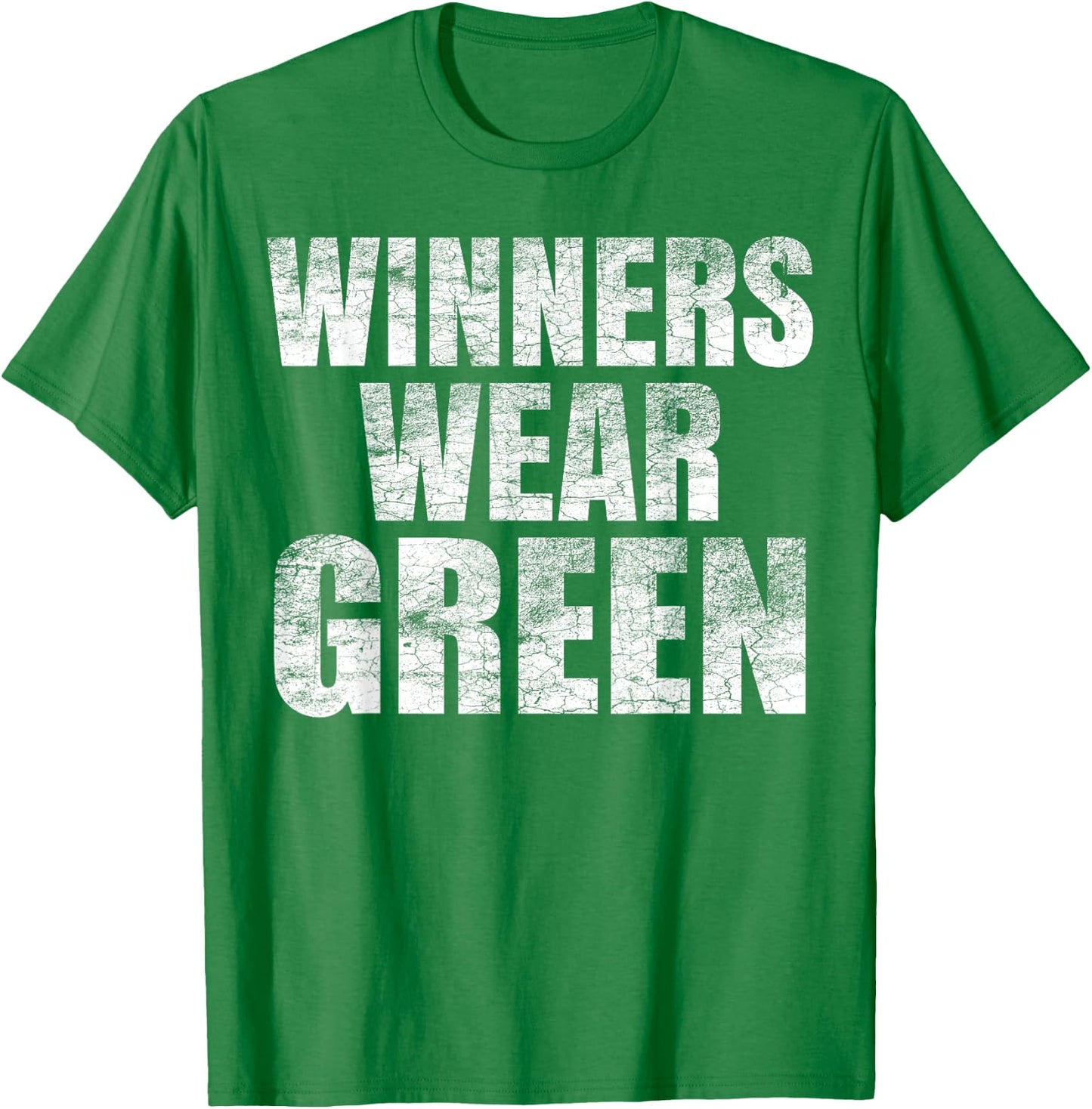 Winners Wear Green Color War Camp Team Game Competition T-Shirt - T-Shirt | Irish Green