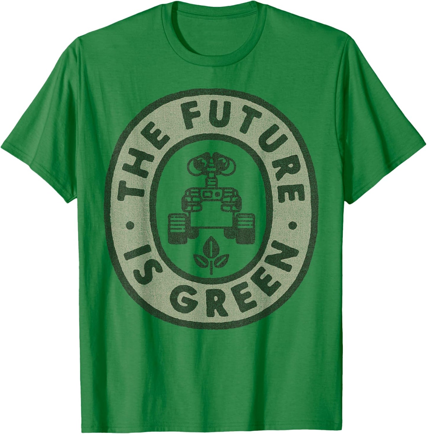 Disney Pixar Earth Day Wall-E The Future is Green Small T-Shirt - T-Shirt | Irish Green