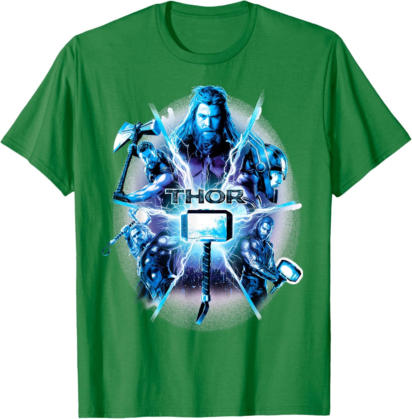 Marvel Avengers: Endgame Thor Mashup T-Shirt - T-Shirt | Irish Green