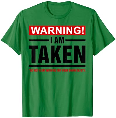 Funny Taken Girlfriend From Boyfriend Bf Gf Couple Matching T-Shirt - T-Shirt | Irish Green