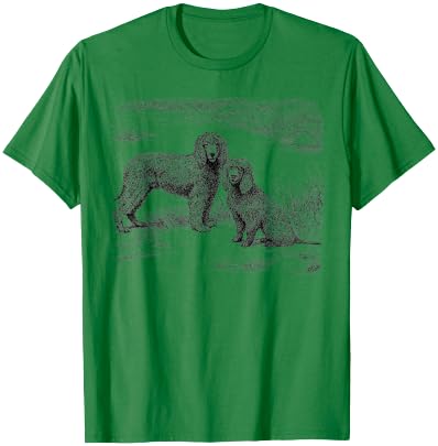 Irish Water Spaniel vintage Irish Water Spaniels T-Shirt - T-Shirt | Irish Green