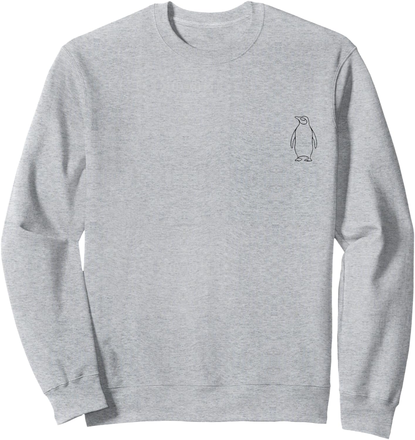 Penguin Minimalistic Sweatshirt - Sweatshirt | Ash