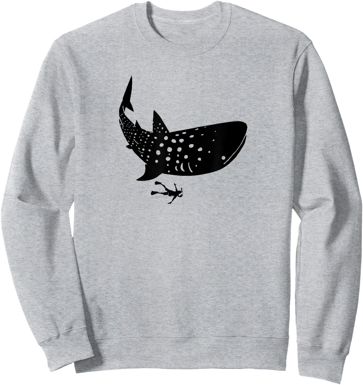 Diving With Whale Sharks Whale Shark Sweatshirt - Sweatshirt | Ash
