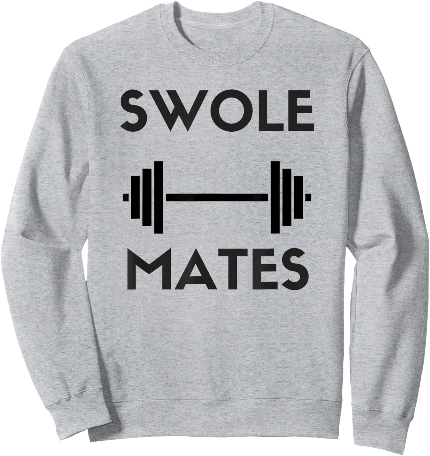 Swole Mates - Funny Gym Sweatshirt - Sweatshirt | Ash