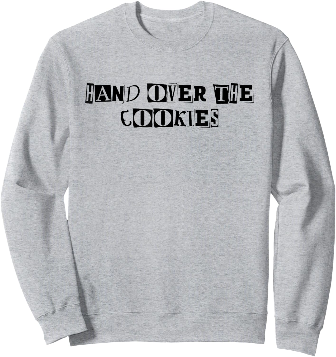 Cookie Ransom Note Bakery Sweatshirt - Sweatshirt | Ash