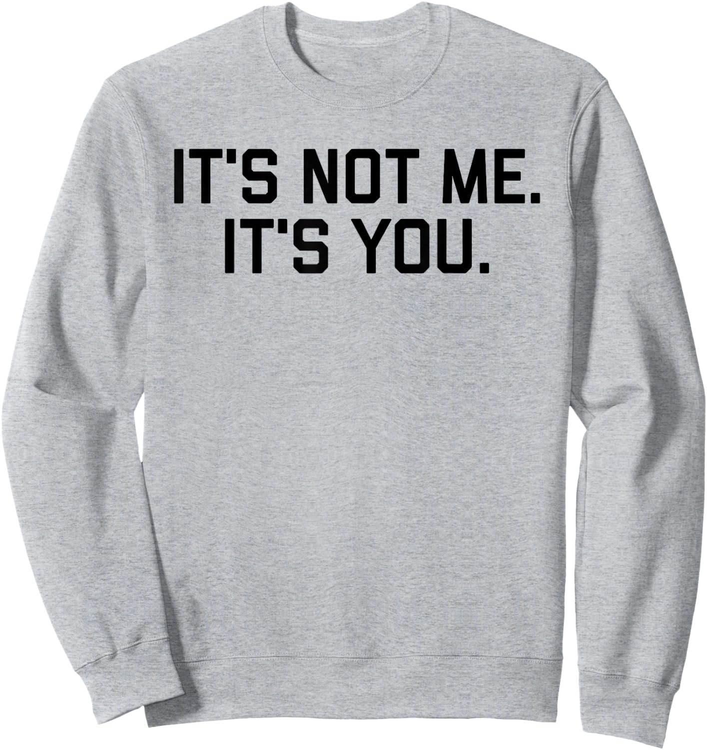 It's Not Me It's You Shirt Sweatshirt - Sweatshirt | Ash