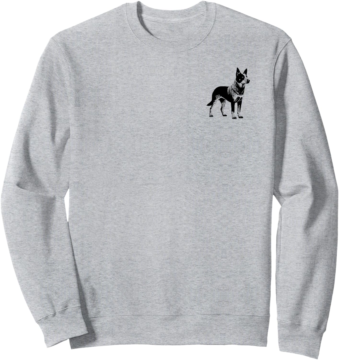 Dog Dad Mom Lover - Monochromatic Texas Heeler Men Women Sweatshirt - Sweatshirt | Ash