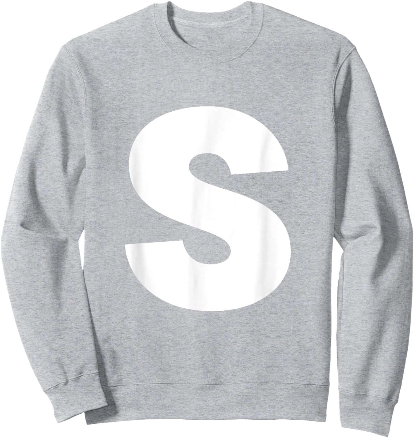 Letter S Groups Halloween Matching Team Easy Lazy Costume Sweatshirt - Sweatshirt | Ash