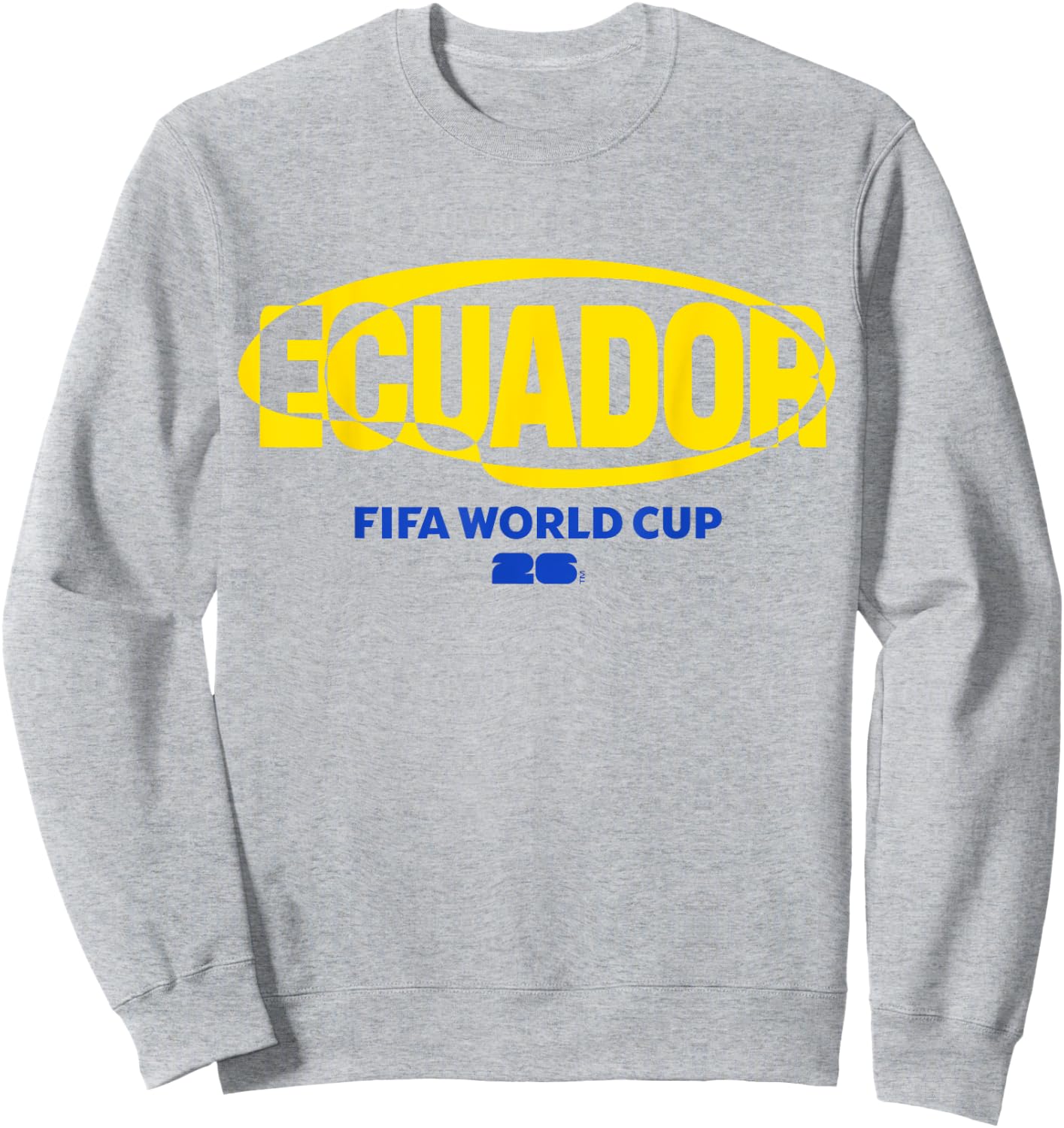 FIFA World CUP26 Qualifier Ecuador Team Color Sweatshirt - Sweatshirt | Ash