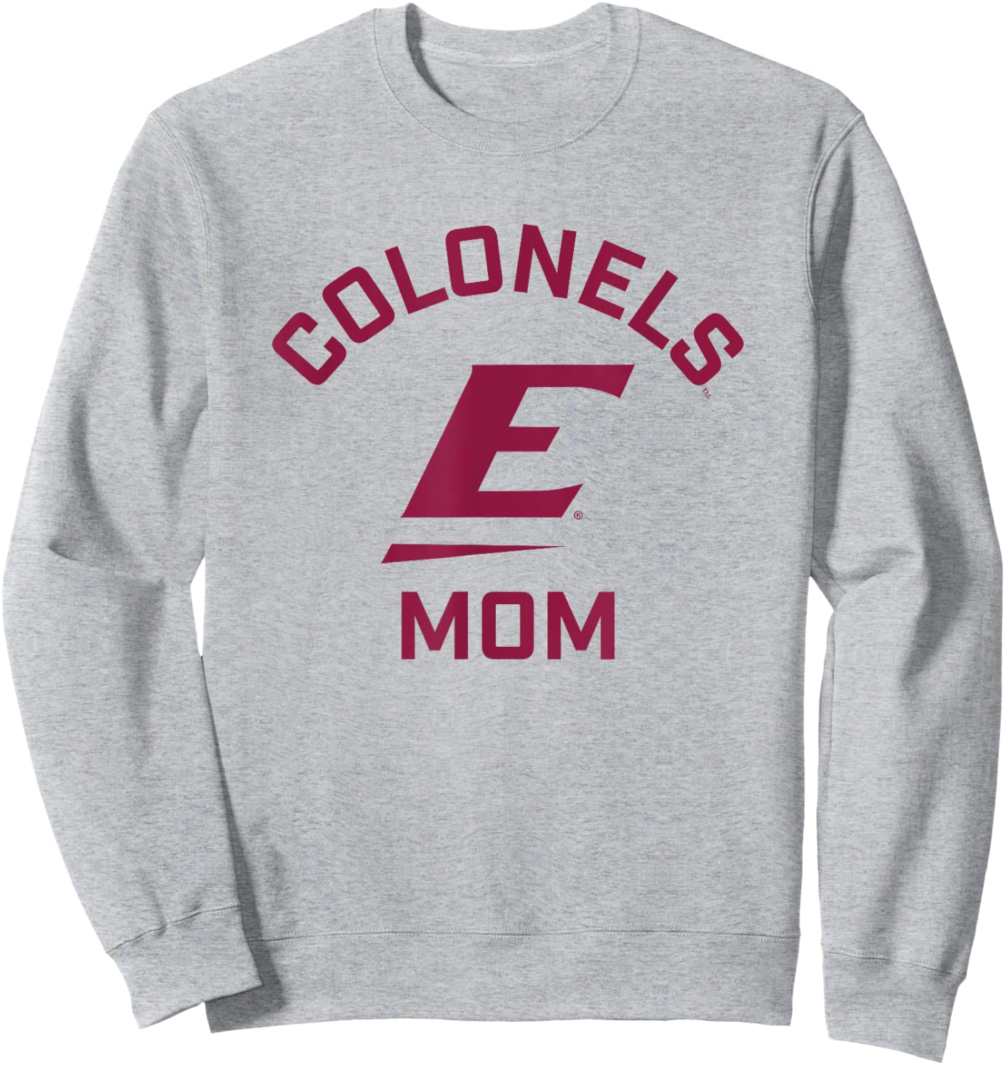 Eastern Kentucky University EKU Colonels Arched Mom Sweatshirt - Sweatshirt | Ash