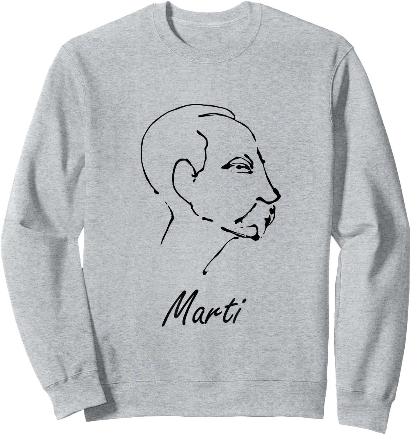 Jose Marti Cuban National Hero Sweatshirt - Sweatshirt | Ash