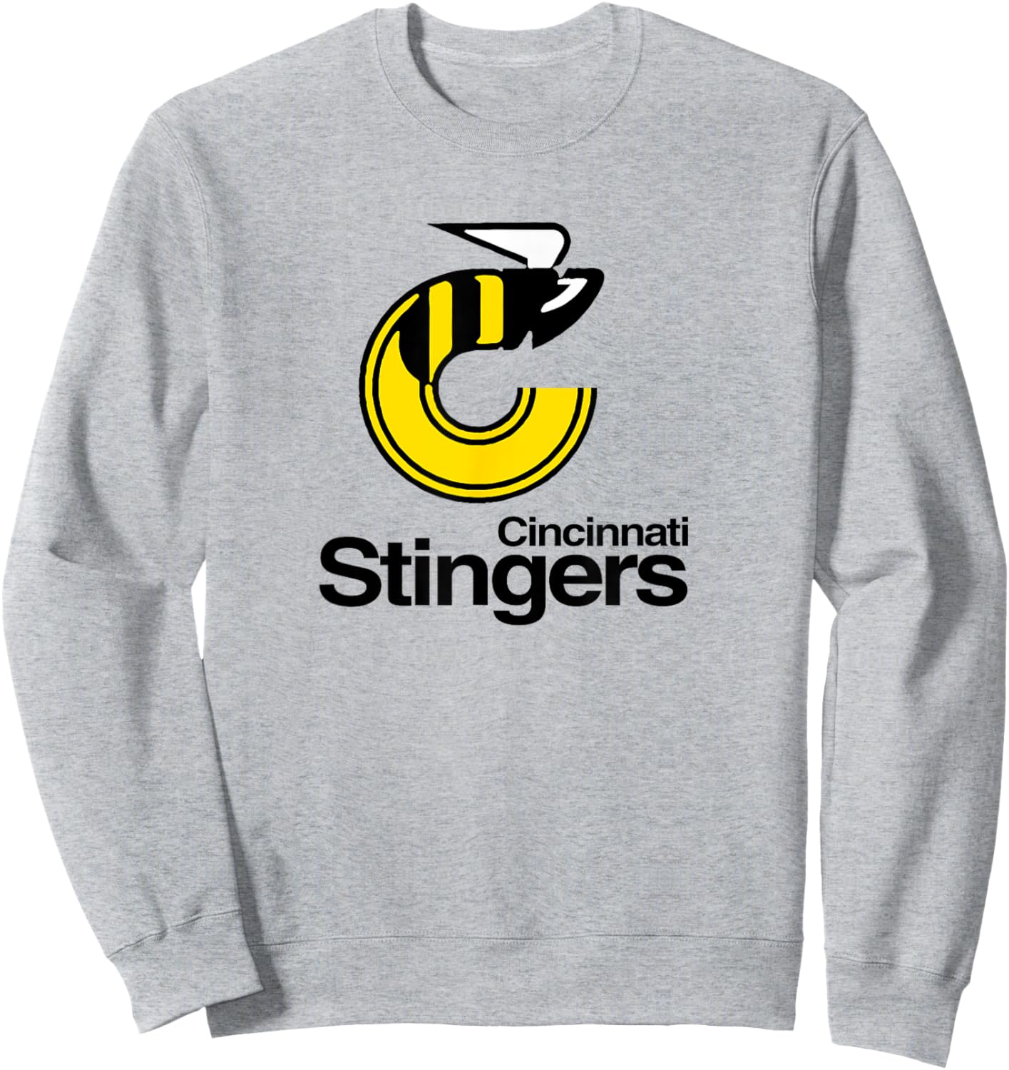 Retro Hockey WHA Cincinnati Stingers Hockey Team 70s Sweatshirt - Sweatshirt | Ash