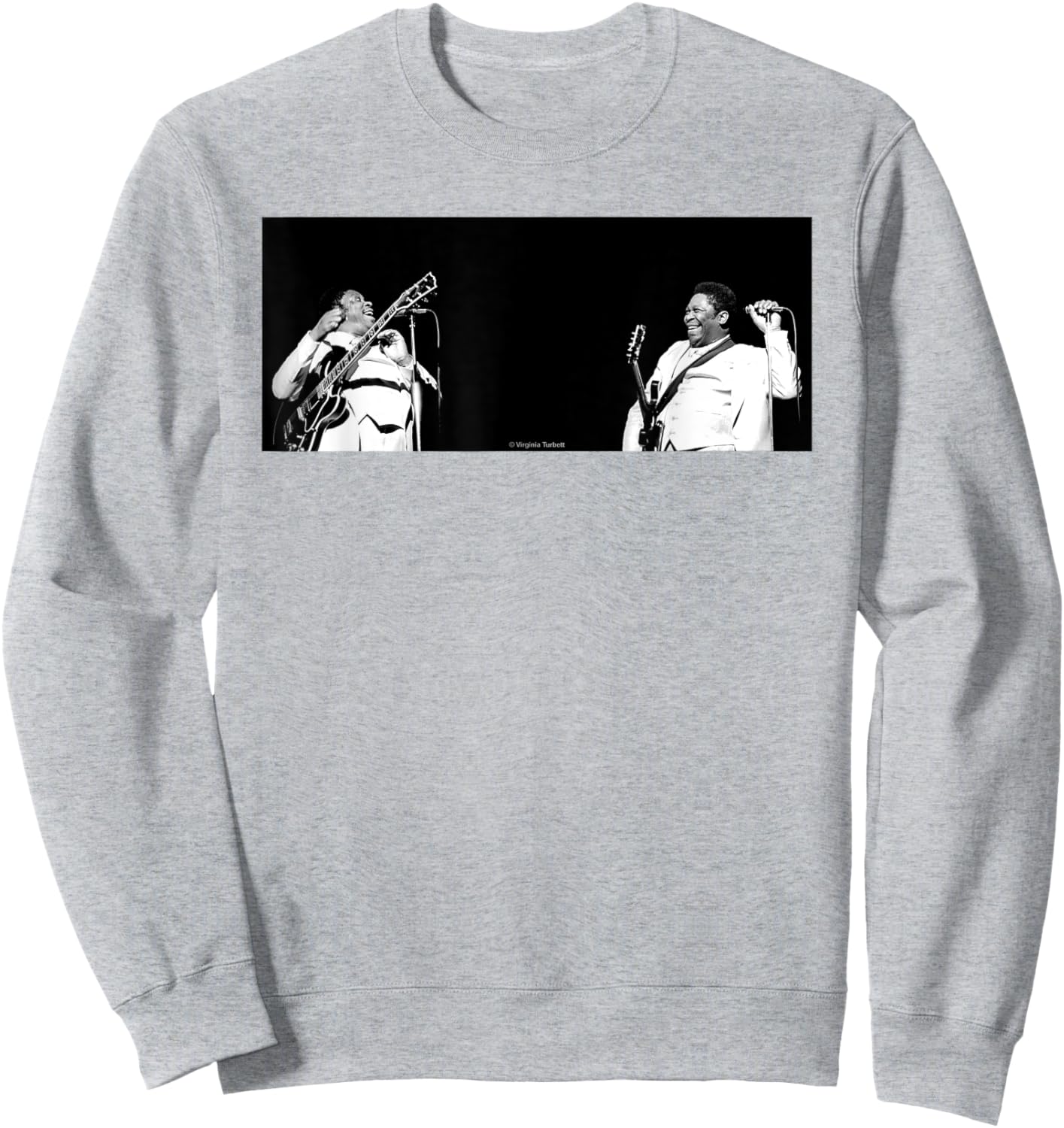 BB King At Hammersmith Odeon 1980 By Virginia Turbett Sweatshirt - Sweatshirt | Ash