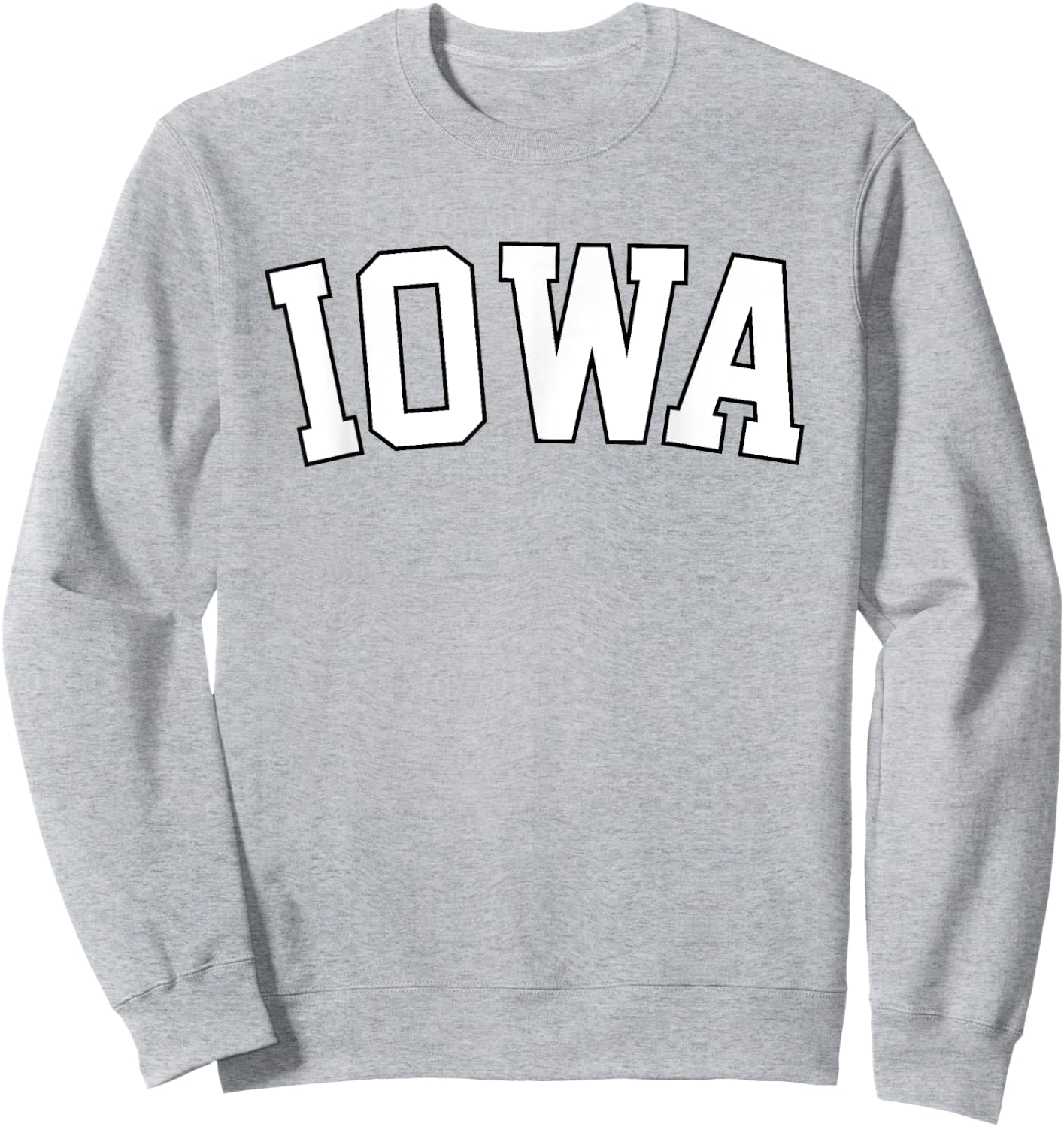 Retro Iowa Vintage Iowa Black Gold Iowa Throwback Design Sweatshirt - Sweatshirt | Ash