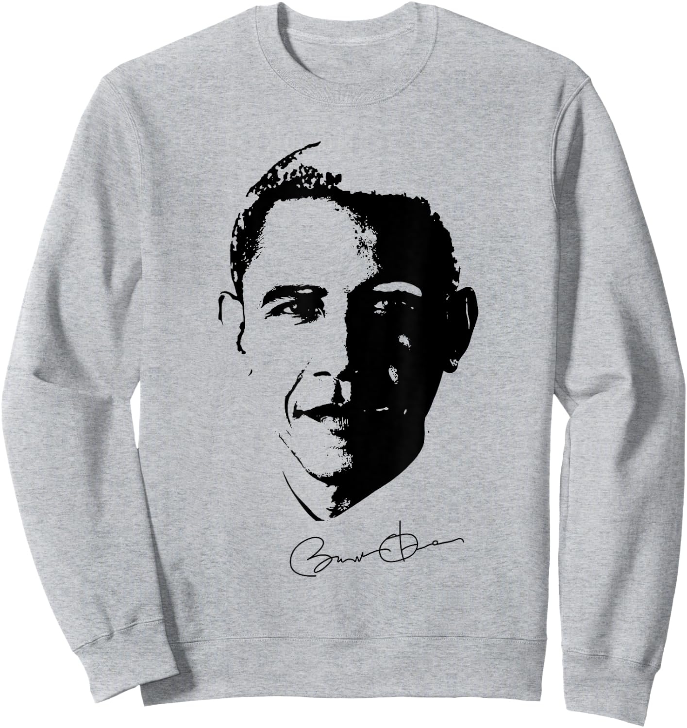 Egoteest: Barack Obama Signed Shirt, Political , USA Sweatshirt - Sweatshirt | Ash