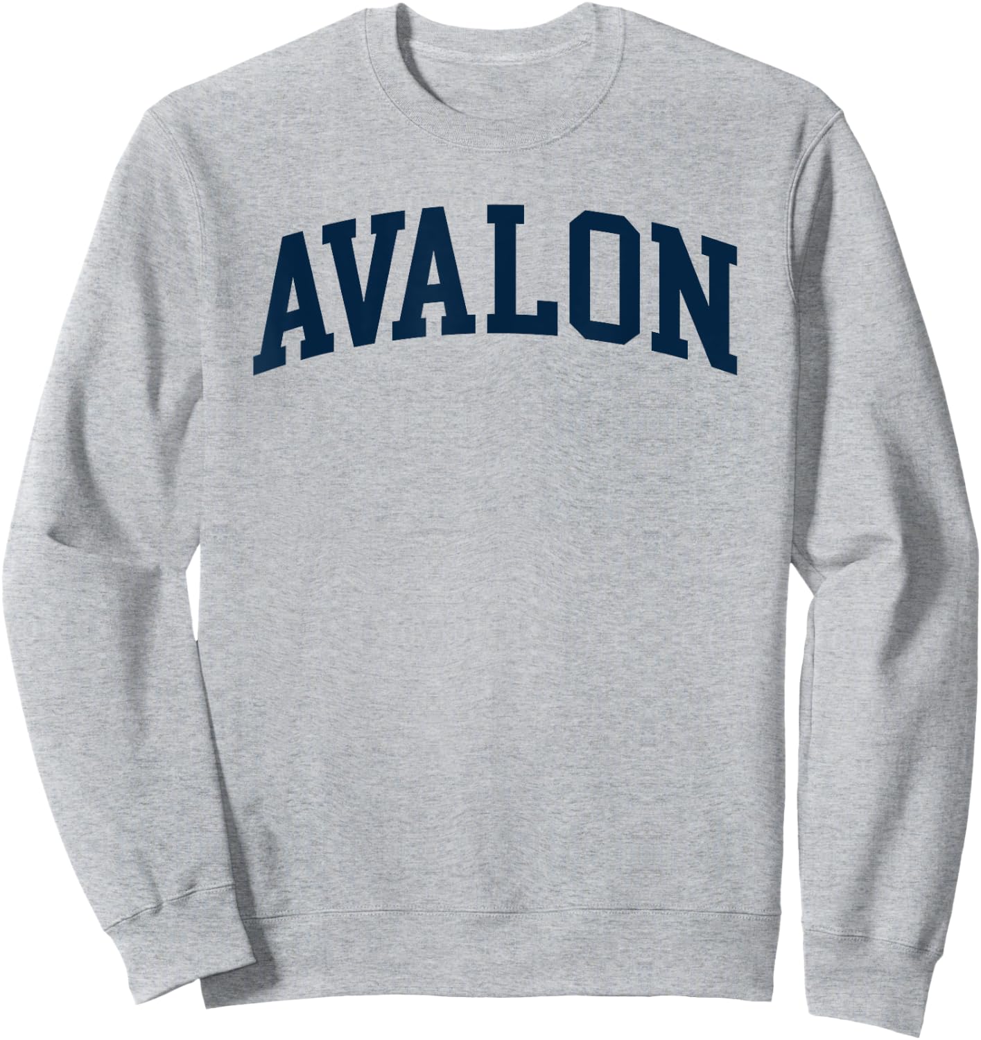 Avalon New Jersey Retro Preppy Throwback Sweatshirt - Sweatshirt | Ash