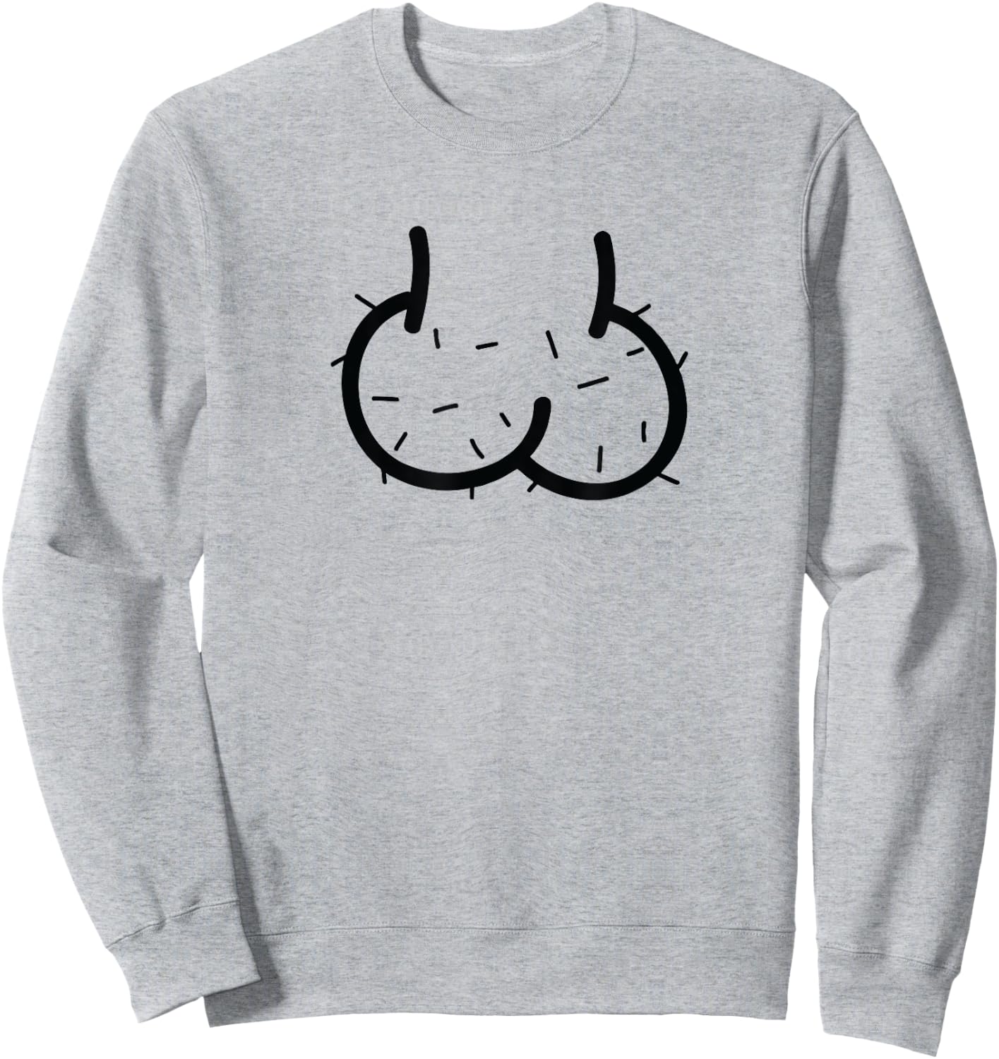 Funny Inappropriate - Ballsack Sweatshirt - Sweatshirt | Ash