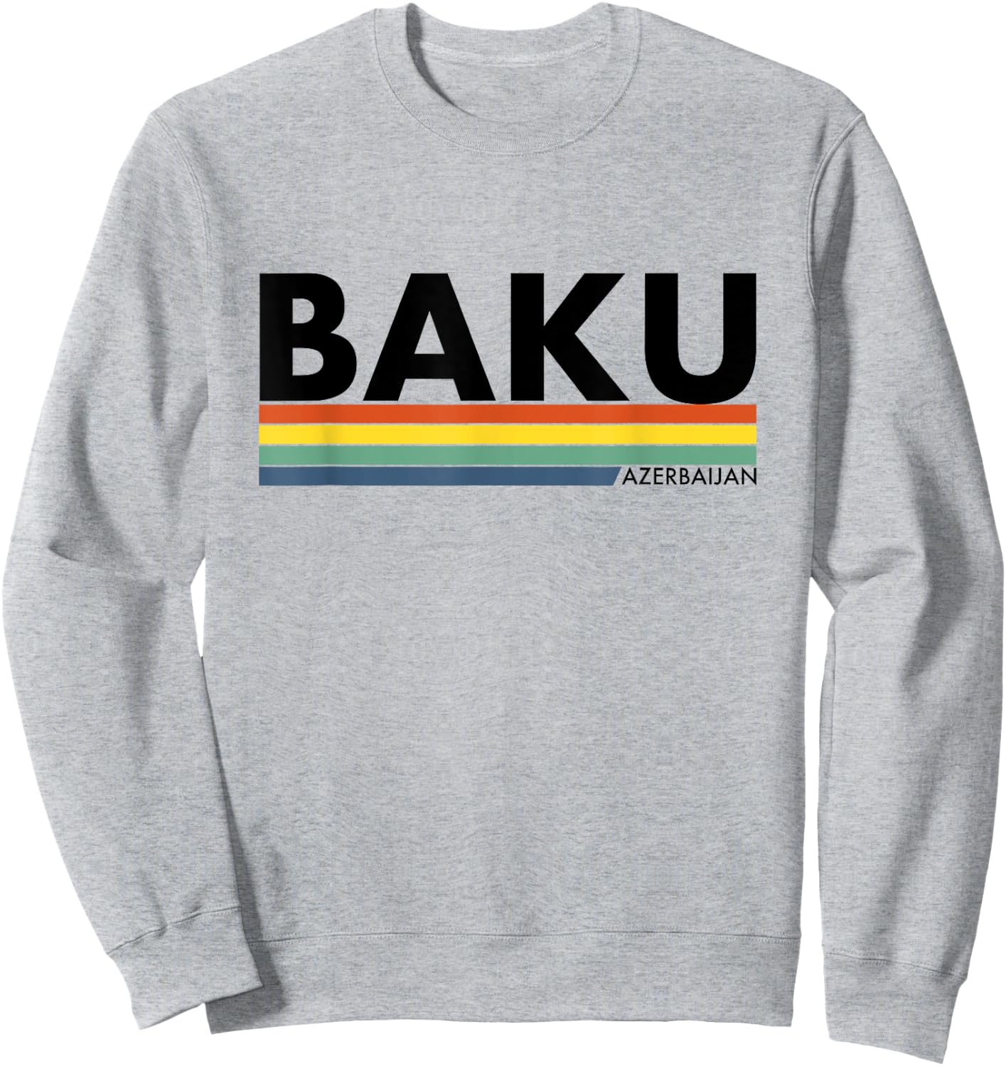 Baku Azerbaijan Azerbaijani Sweatshirt - Sweatshirt | Ash