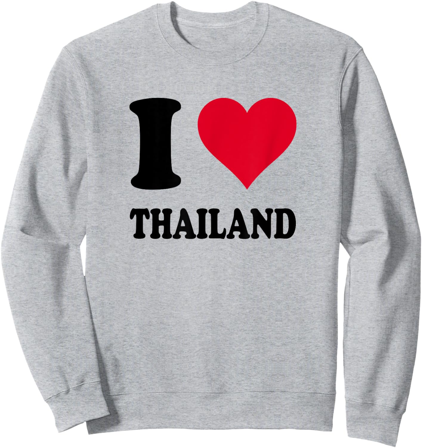 I Love Thailand Sweatshirt - Sweatshirt | Ash