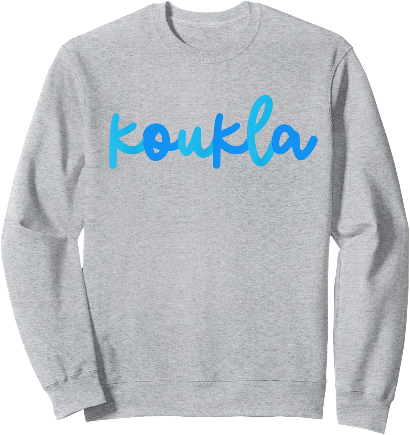 Koukla Greek Party Ancient Greek Pride Greek Flag Greece Sweatshirt - Sweatshirt | Ash