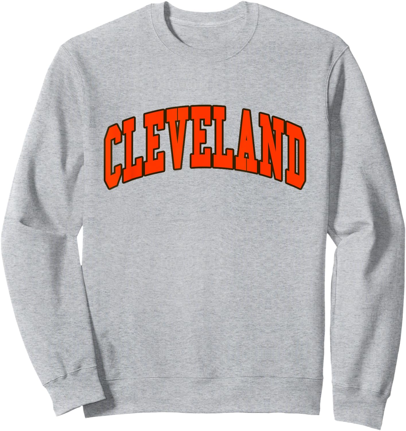 CLEVELAND - Throwback Design - Classic Sweatshirt - Sweatshirt | Ash