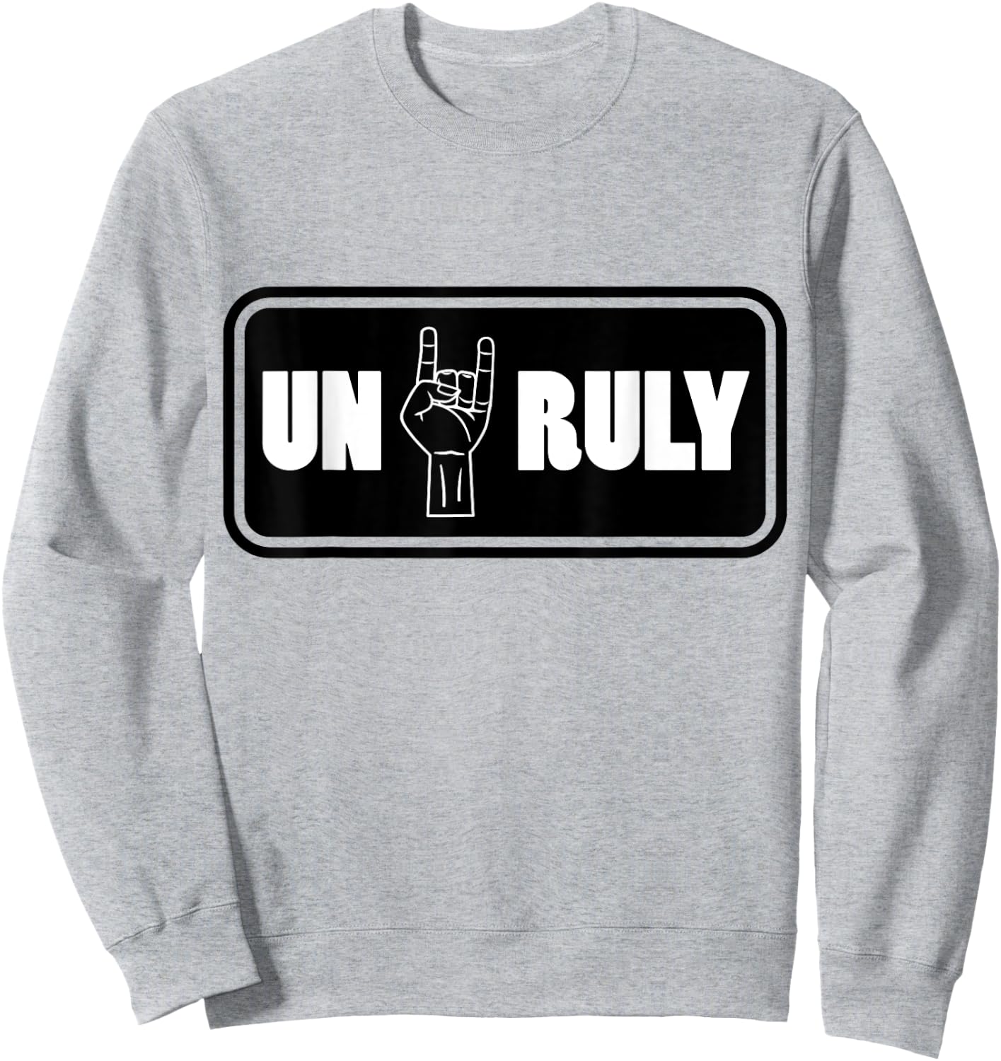 Unruly Jamaican Dancehall Reggae Music Island Sweatshirt - Sweatshirt | Ash