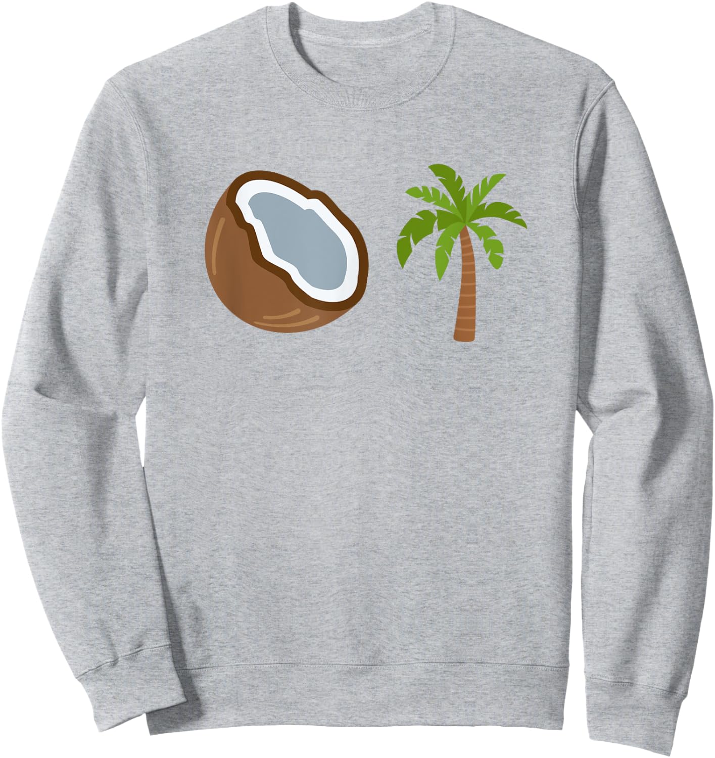 Coconut Tree Meme - Patriotic Kamala Statement USA Democrat Sweatshirt - Sweatshirt | Ash