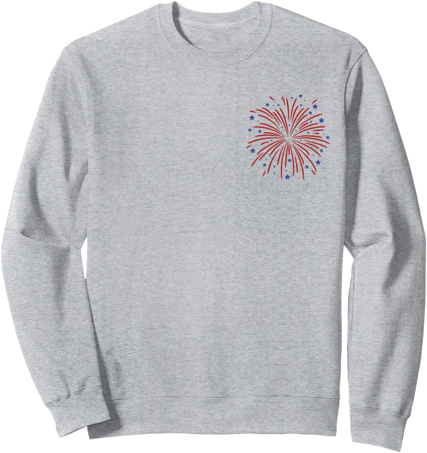 Freedom Family Faith Friends Fireworks Fourth of July Party Sweatshirt - Sweatshirt | Ash