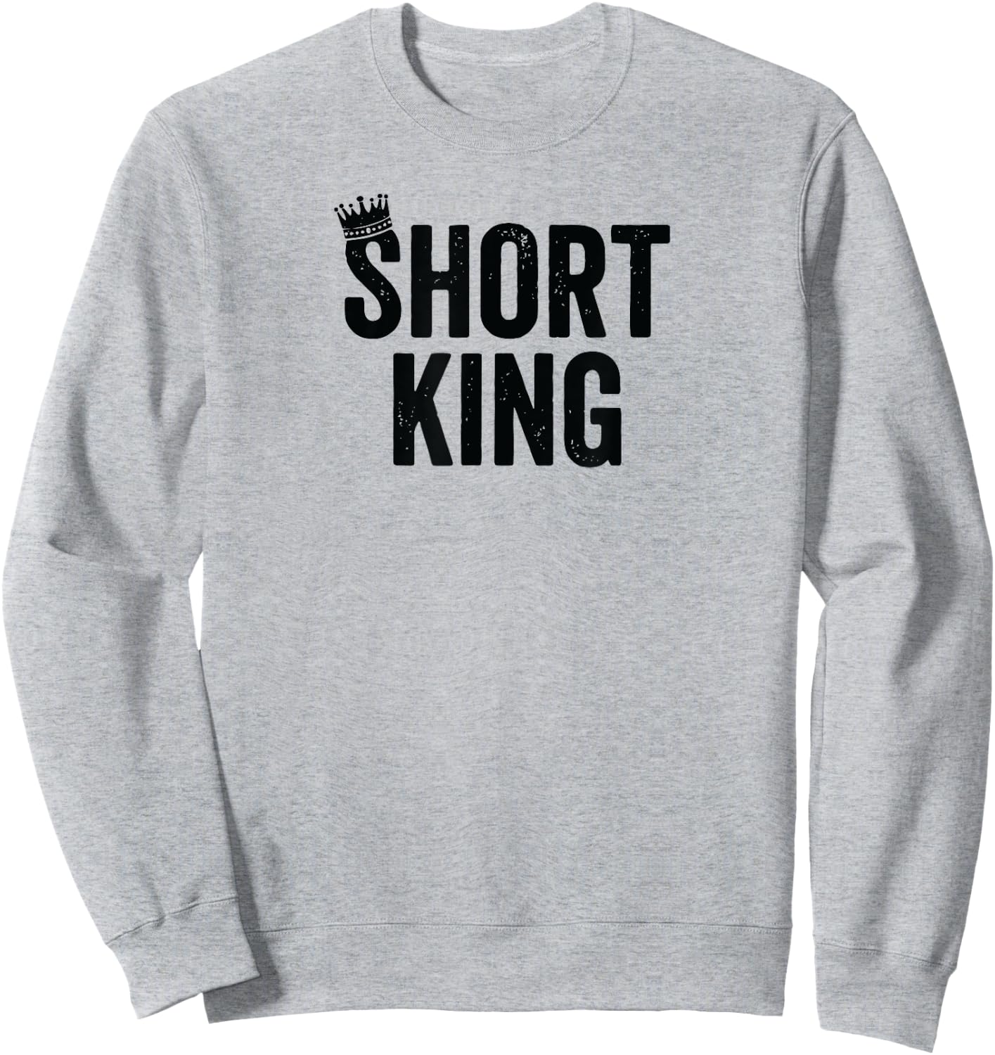 Short King Sweatshirt - Sweatshirt | Ash