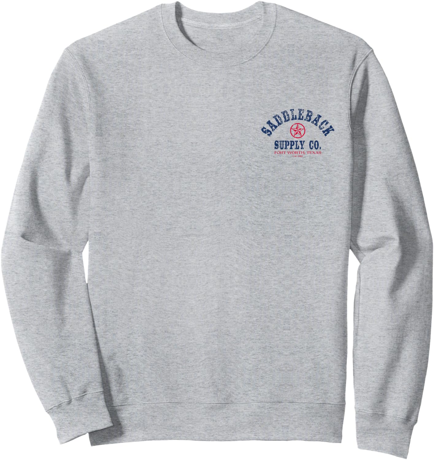 Saddleback Red, White & Blue Lonestar Lightweight Graphic Sweatshirt - Sweatshirt | Ash