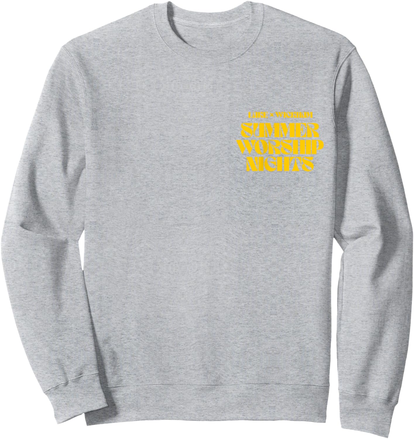 Summer Worship Nights White '24 Sweatshirt - Sweatshirt | Ash
