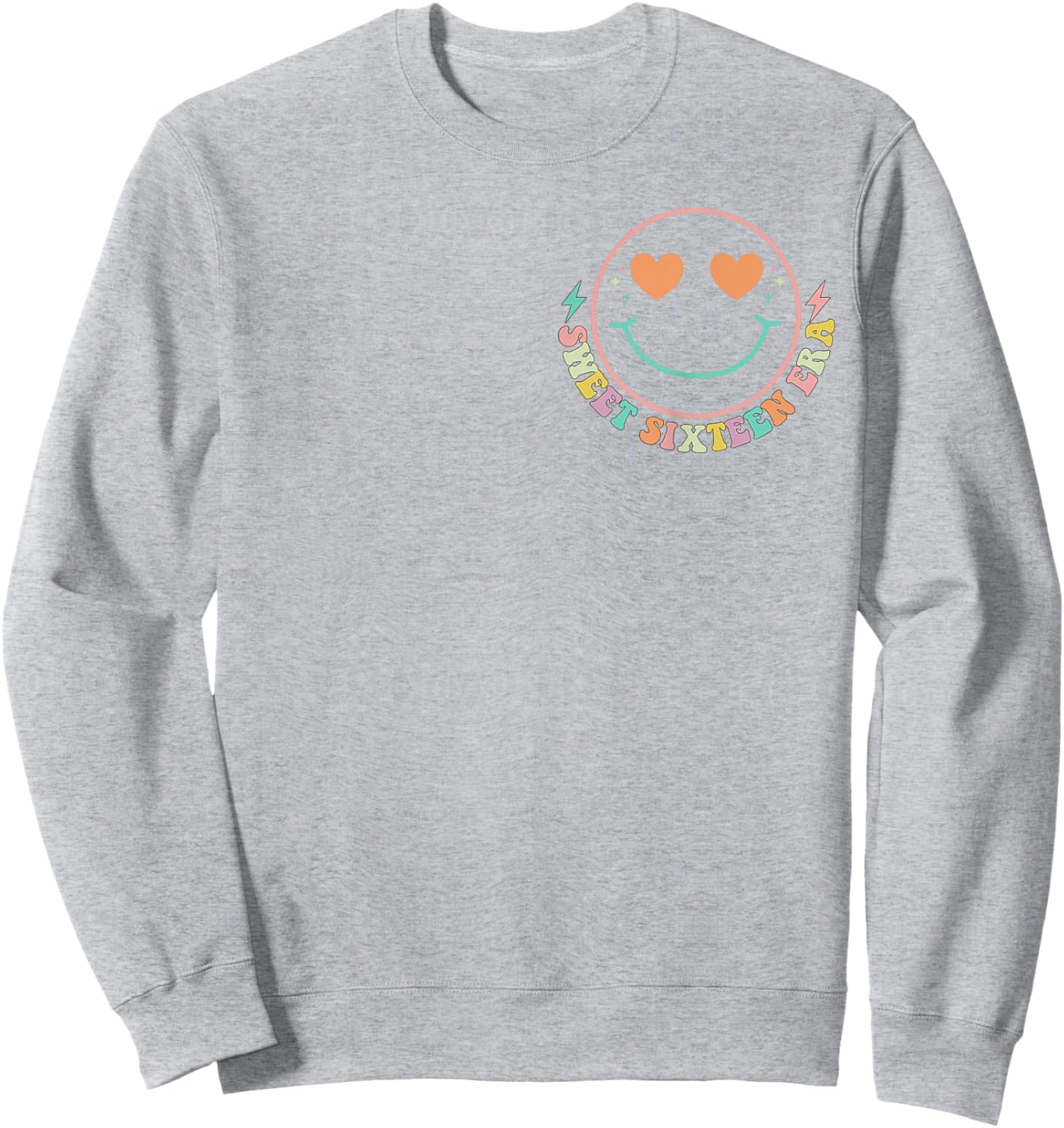 In My Sweet Sixteen Era Shirt 16th Birthday 2 Sided Sweatshirt - Sweatshirt | Ash