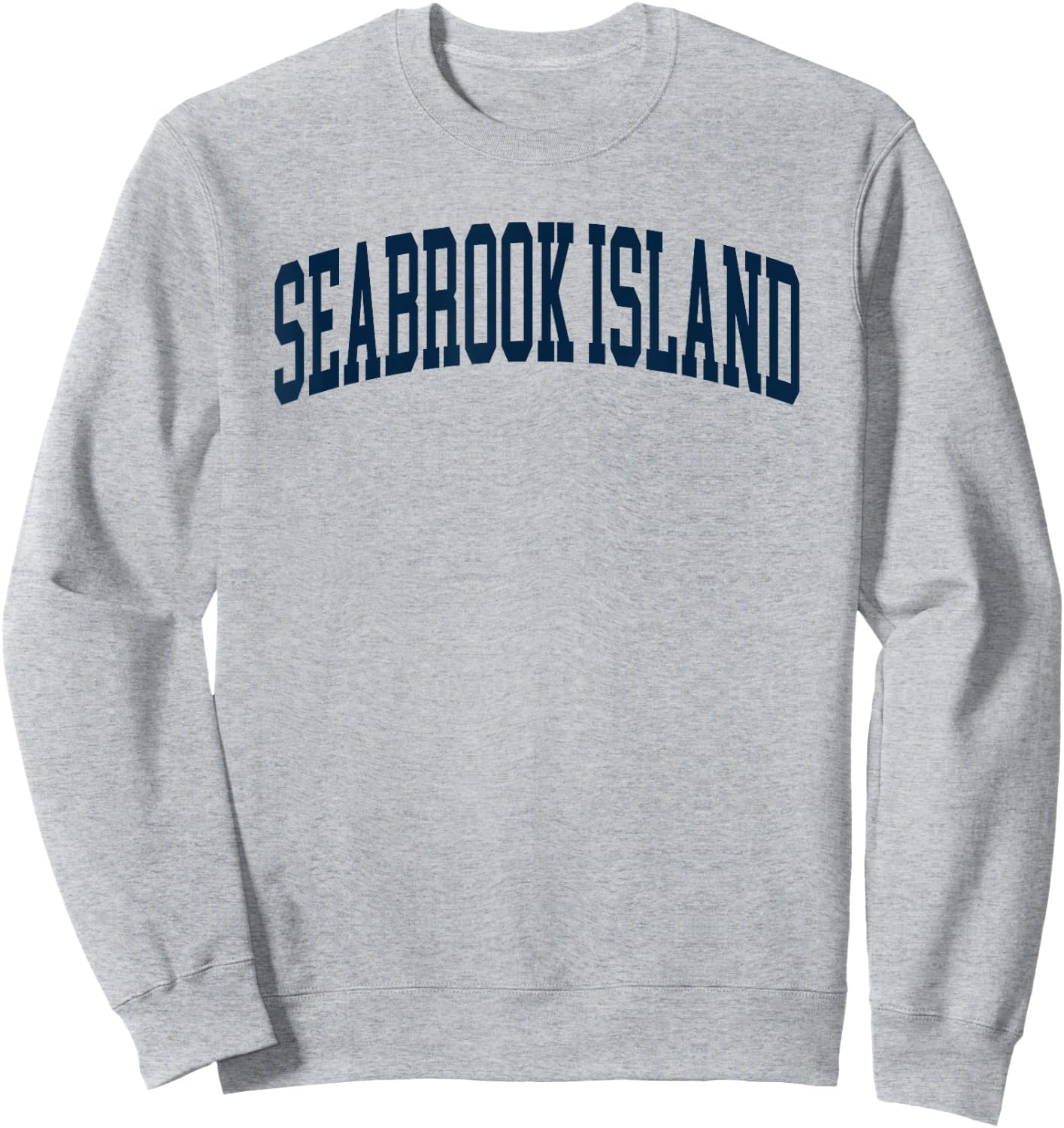 Seabrook Island South Carolina Retro Preppy Throwback Sweatshirt - Sweatshirt | Ash