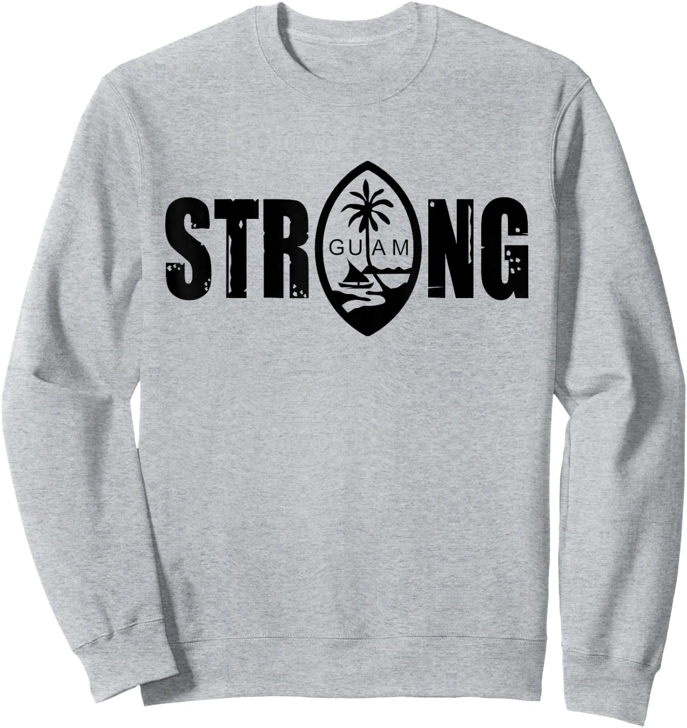 Guam Strong | Seal of Guam Sweatshirt - Sweatshirt | Ash
