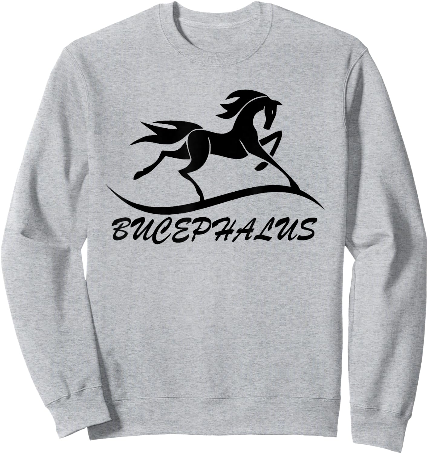 Bucephalus - Alexander the Great Horse - Hippology History Sweatshirt - Sweatshirt | Ash