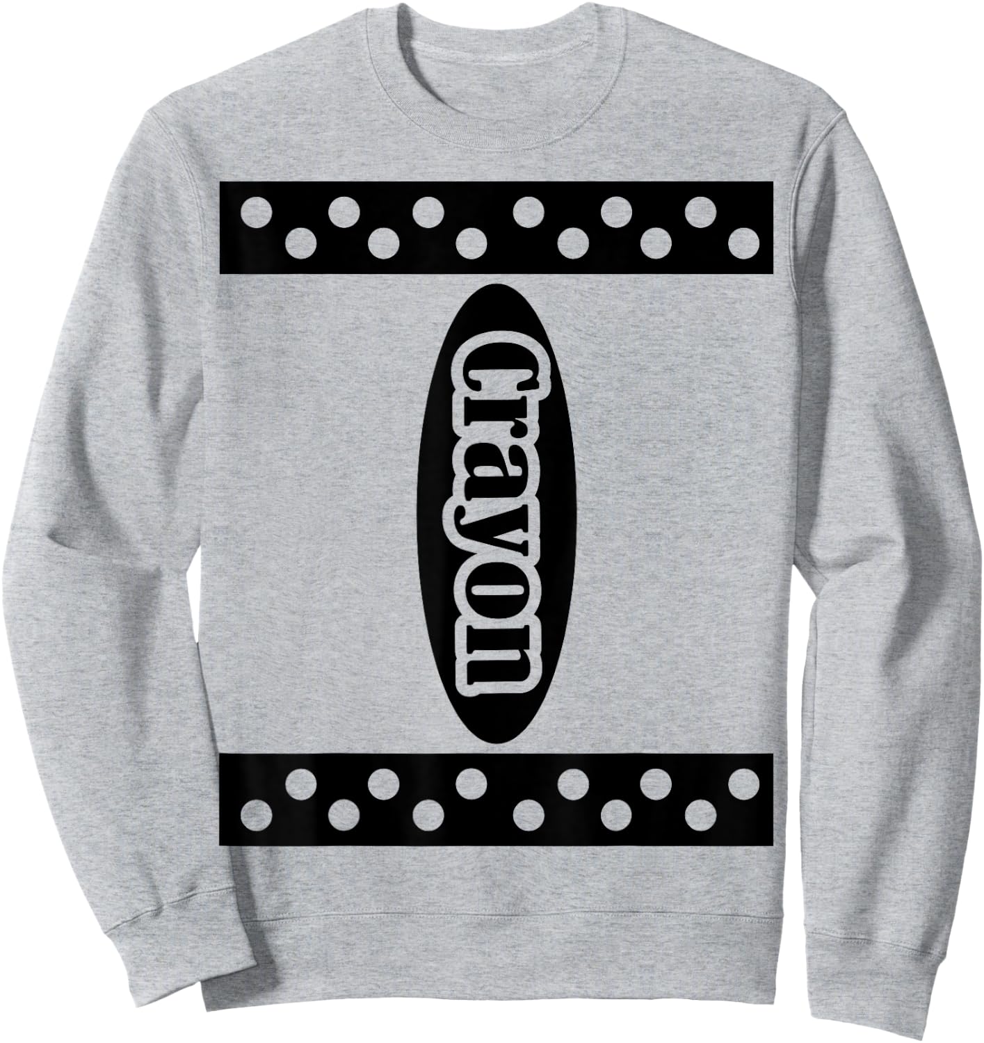 Pick Any Color - Crayon Box Halloween Costume Couple & Group Sweatshirt - Sweatshirt | Ash