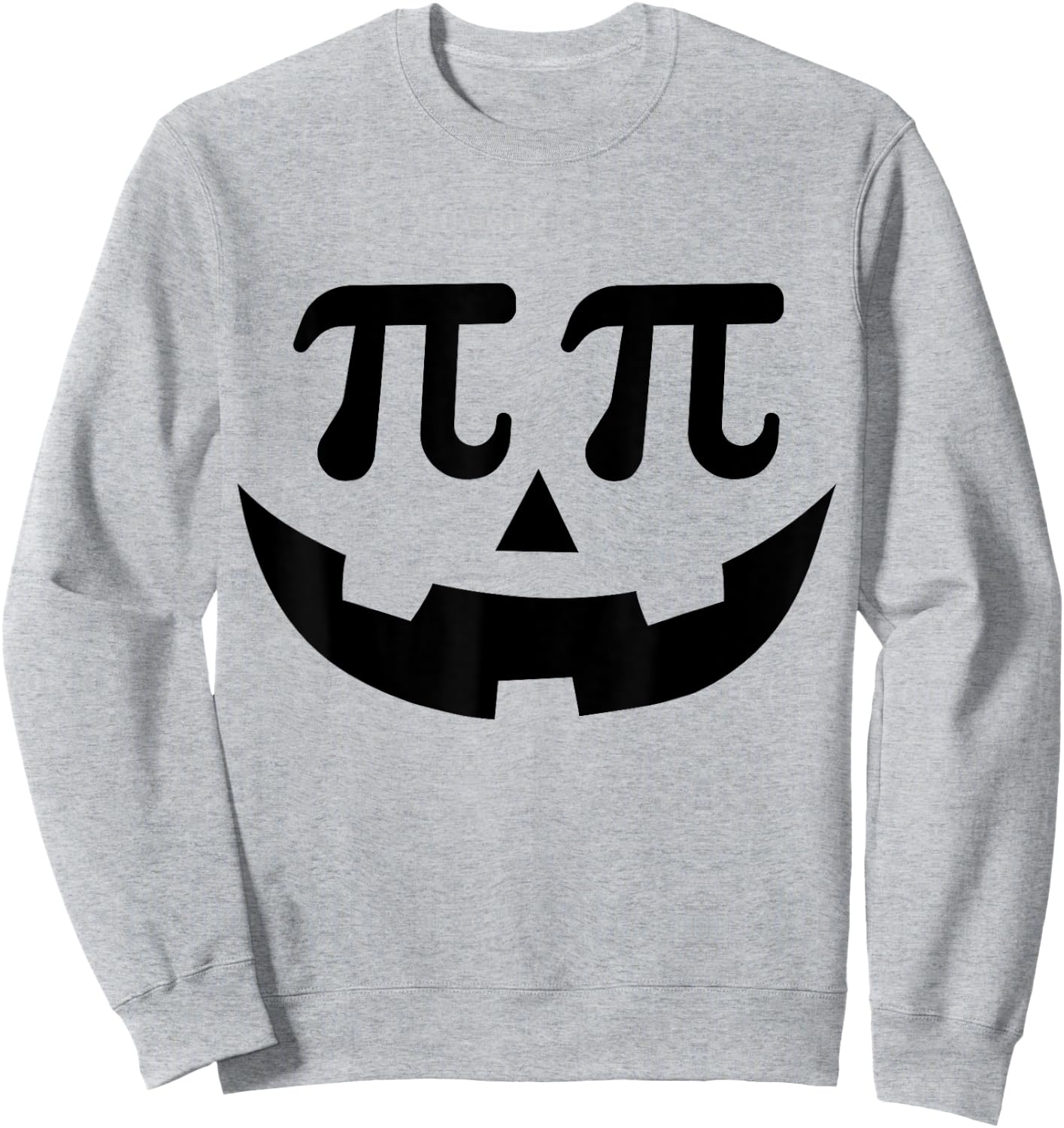 Funny pumpkin pie pi face for math halloween costume Sweatshirt - Sweatshirt | Ash