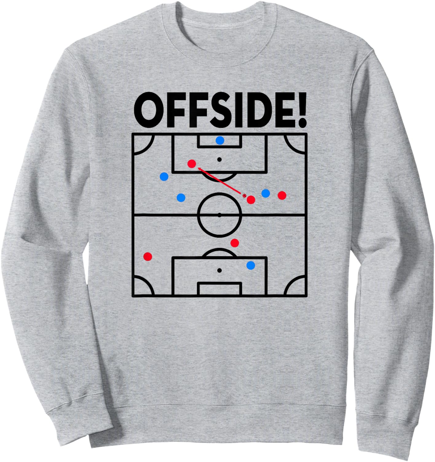 Soccer Fun Soccer Game Offside Rule Sweatshirt - Sweatshirt | Ash