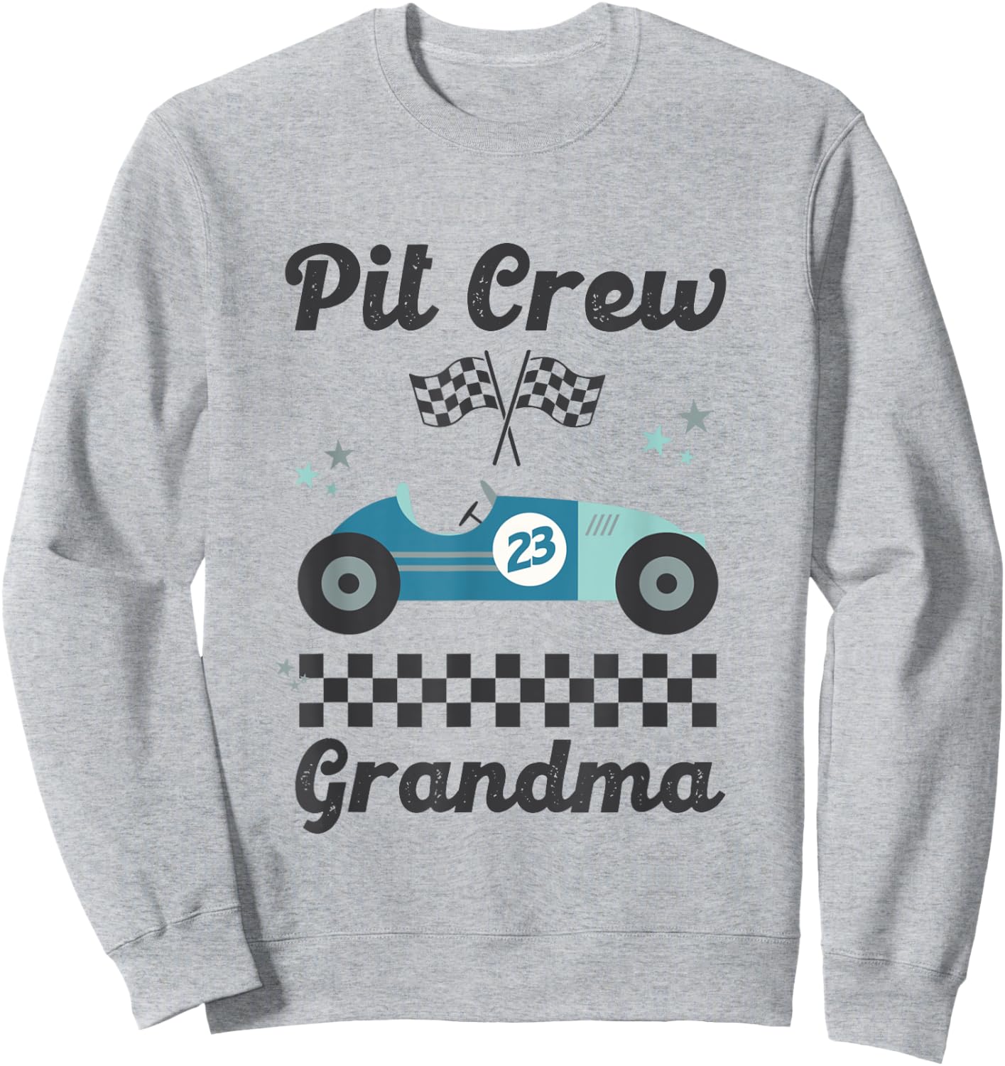 Pit Crew- Grandma Sweatshirt - Sweatshirt | Ash